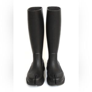 Maison Margiela Black Tabi Rain Boots Size 36